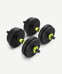 Гантели пластиковые DB-721 10 кг, пара