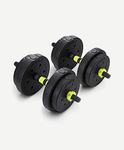 Гантели пластиковые DB-721 15 кг, пара