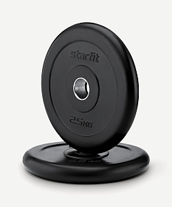 Диск обрезиненный BB-202, d=26 мм, 2,5 кг, пара