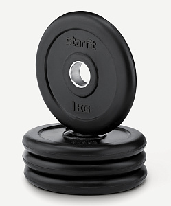 Диск обрезиненный BB-202, d=26 мм, 1 кг 4 шт.