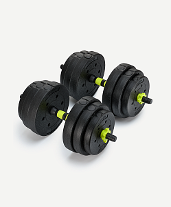 Гантели пластиковые DB-721 25 кг, пара